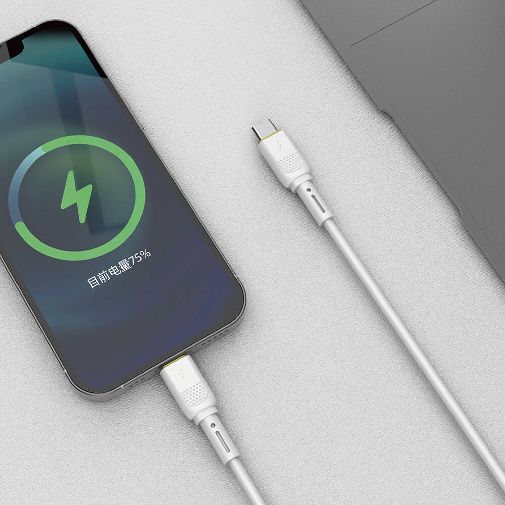 Wiwu Wi-C034 Type-C to Lightning PD Cable 30W 120cm White 