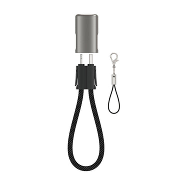 Wiwu Wi-C040 Concise Serisi Type-C to Lightning Hızlı Şarj Özellikli Data ve Şarj Kablosu 30W 15cm Siyah