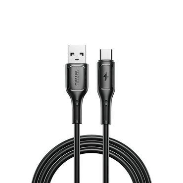 Wiwu Wi-C042E Starlink Series USB-A to Type-C Fast Charging Data and Charging Cable 2.4A 1M Black 