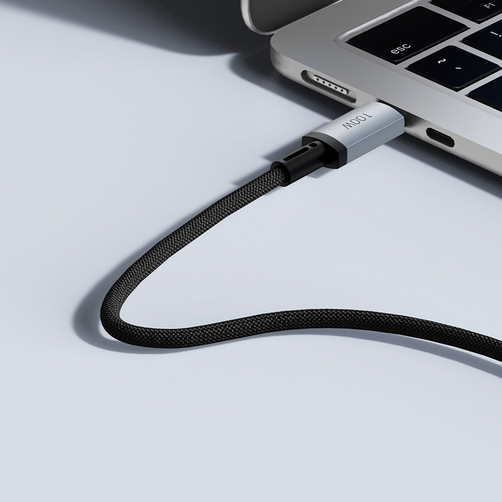 Wiwu Wi-C050 Legend Series 3in1 USB-A + Type-C to Lightning – Type-C – Smart Watch Charging Cable 100W 1.2M Black 