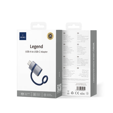 Wiwu Wi-C052 USB to Type-C Converter OTG Gray 