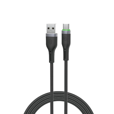 Wiwu Wi-C067 Orginlink Serisi LED Göstergeli USB-A to Type-C Hızlı Şarj Özellikli Data ve Şarj Kablosu 1M
