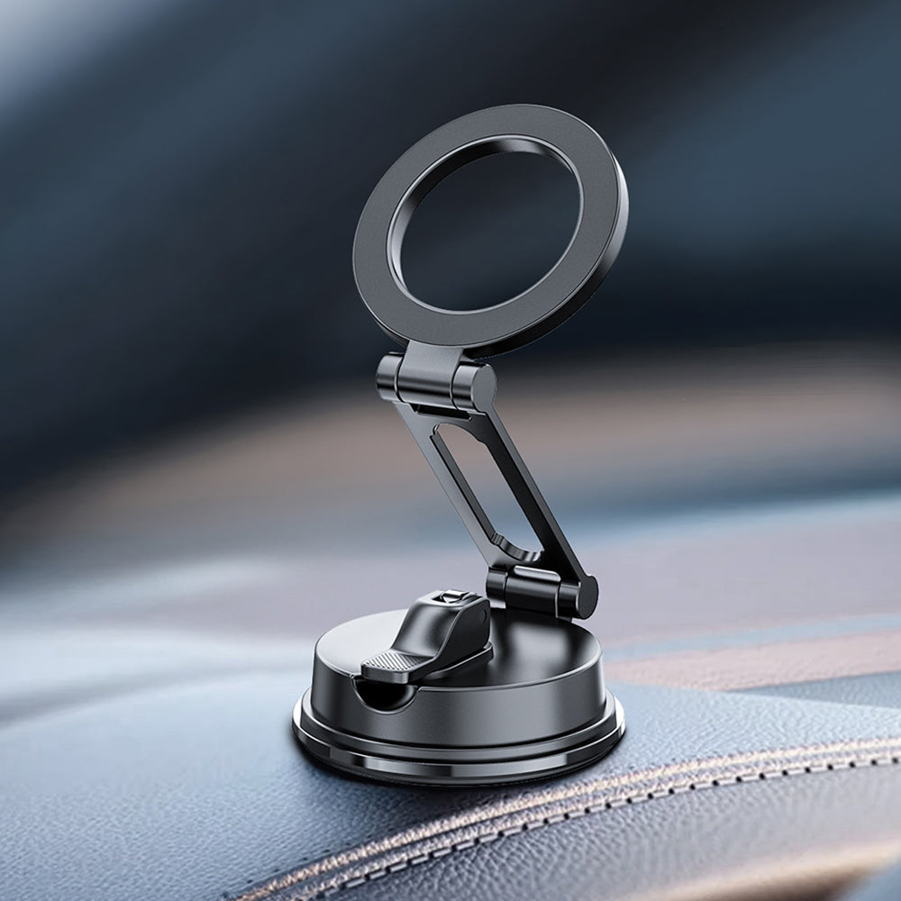 Wiwu Wi-CH055 360 Degree Rotating Magnetic Stand Car Phone Holder Black 