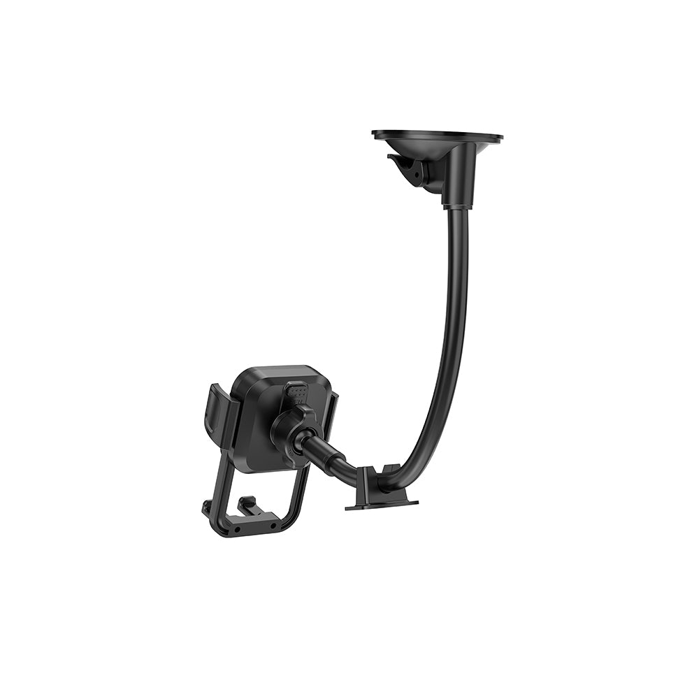 Wiwu Wi-CH061 Gentleman Series Flexible Adjustable Suction Cup Magnetic Design Car Phone Holder Black 