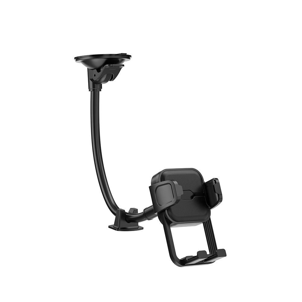 Wiwu Wi-CH061 Gentleman Series Flexible Adjustable Suction Cup Magnetic Design Car Phone Holder Black 
