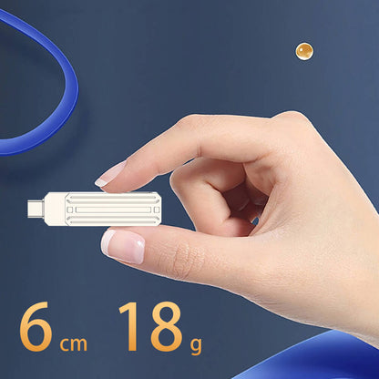 Wiwu Wi-FD001 3in1 USB3.2 Sürücü Disk USB-A + Lightning + Type-C OTG 64 GB Gümüş