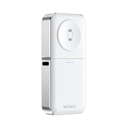 Wiwu Wi-M21 Elf Serisi 3in1 Mini Wireless Powerbank 1100mAh 3W Beyaz