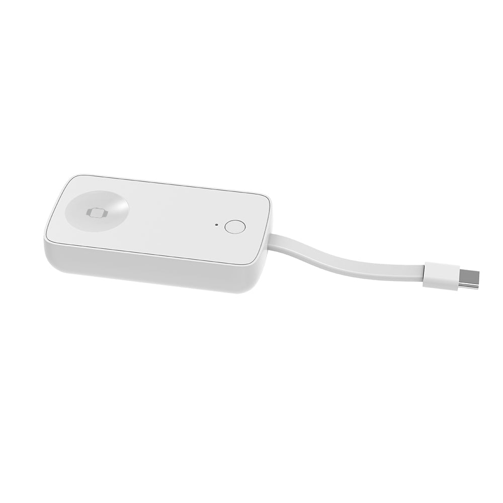 Wiwu Wi-M22 Ark Serisi 2in1 Akıllı Saat Mini Wireless Powerbank 2000mAh 2W Beyaz