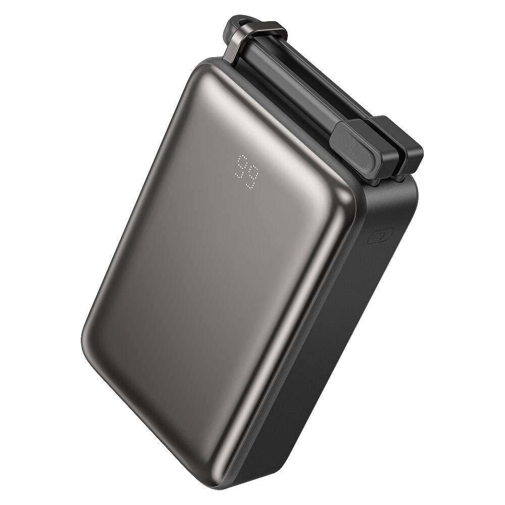 Wiwu Wi-P012 Tank Serisi Dijital Ekranlı Taşınabilir Powerbank 20000mAh 67W Gri