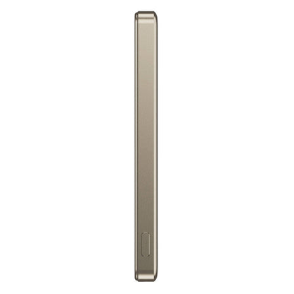 Wiwu Wi-P019 Ultra-Thin Explore Serisi Led Göstergeli Wireless M-safe Powerbank 15W 5000mAh Titanyum-Gold