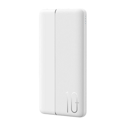 Wiwu Wi-P032 Dual USB-A ve Type-C PD LED Işık Göstergeli Taşınabilir Powerbank 10000mAh Beyaz