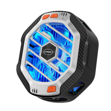 Wiwu Wi-R001 15W M-safe Şarj Özellikli RGB Işıklı Telefon Soğutucu Fan Siyah