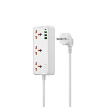 Wiwu Wi-S005 GaN Tech Power Strip Multi Socket 30W White