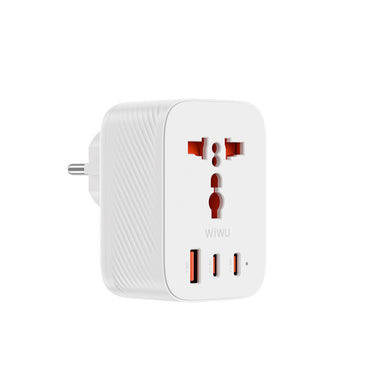 Wiwu Wi-UA007 GaN Tech PD Fast Charging Travel Charger 20W White