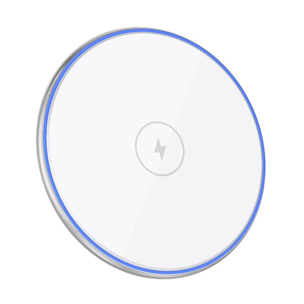 Wiwu Wi-W012 Quantus 15W Hızlı Şarj Özellikli Masaüstü Wireless Şarj Aleti Beyaz
