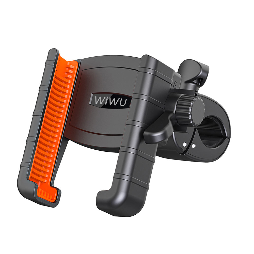 Wiwu Wi-ZC002 Anti-Shake 360° Rotatable Adjustable Motorcycle and Bicycle Phone Holder Black 