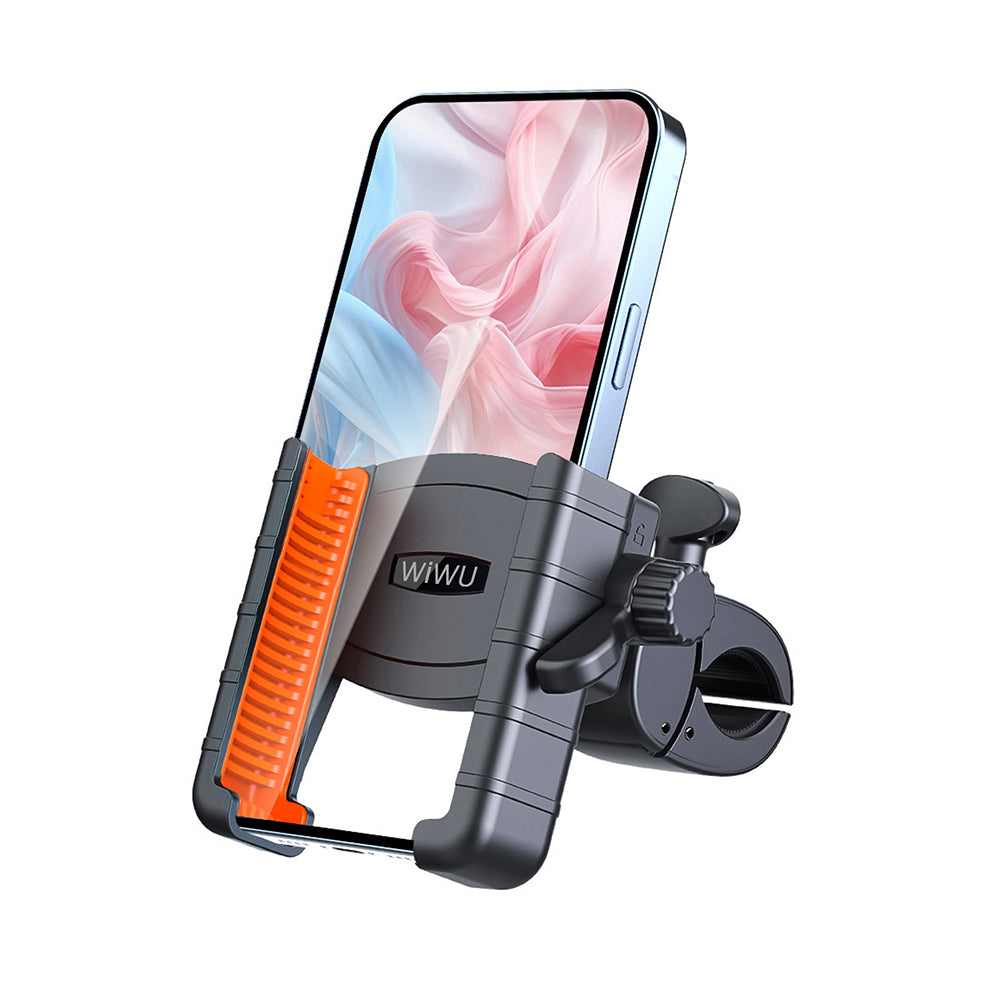 Wiwu Wi-ZC002 Anti-Shake 360° Rotatable Adjustable Motorcycle and Bicycle Phone Holder Black 