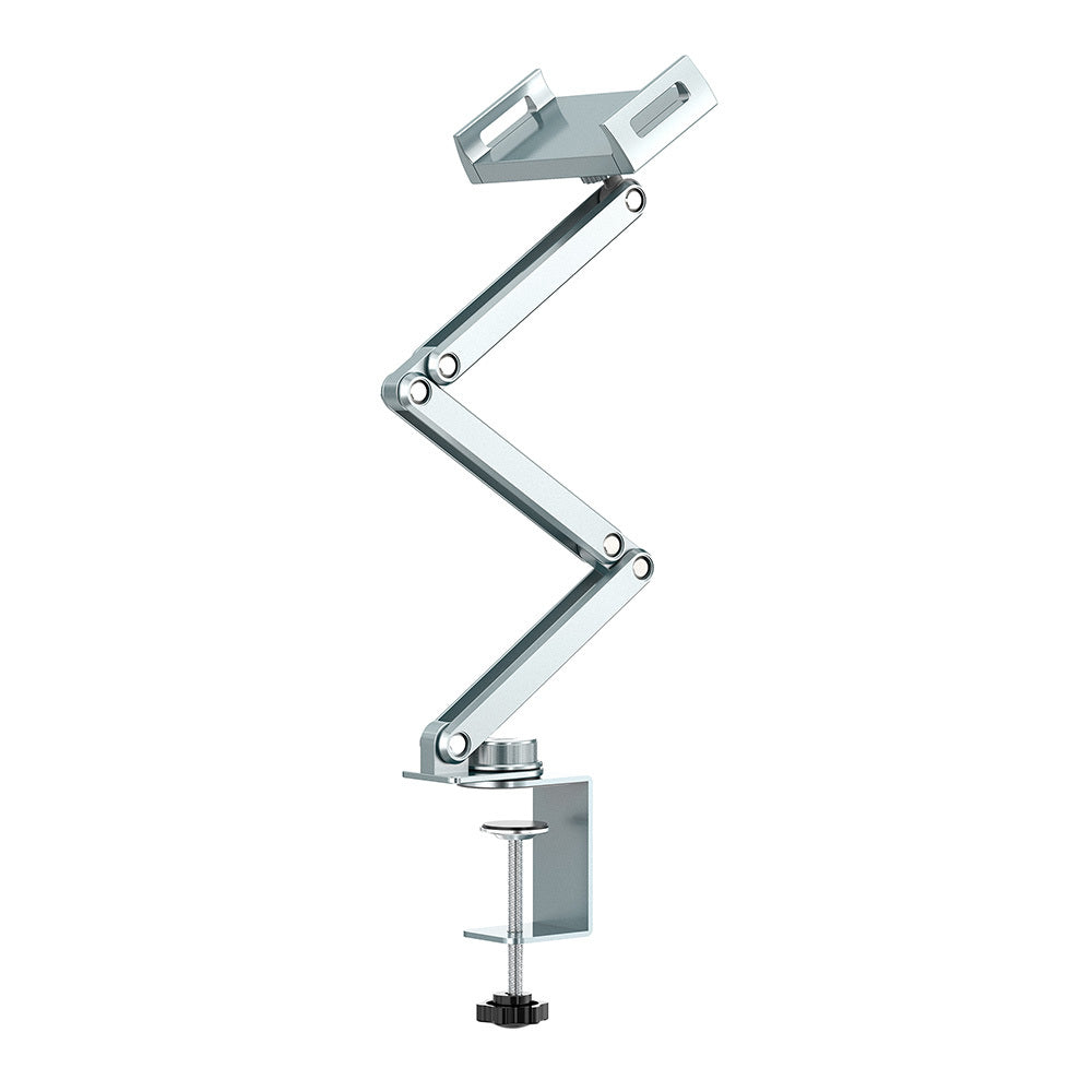 Wiwu Wi-ZM001 Adjustable Movable Head 360° Rotatable Metal Phone and Tablet Holder Gray 