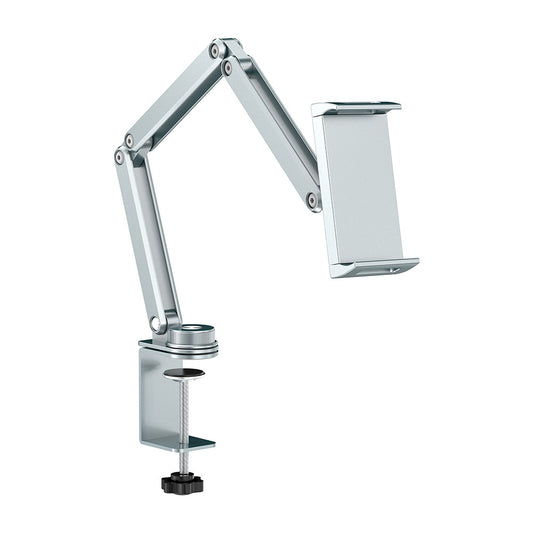 Wiwu Wi-ZM001 Adjustable Movable Head 360° Rotatable Metal Phone and Tablet Holder Gray 