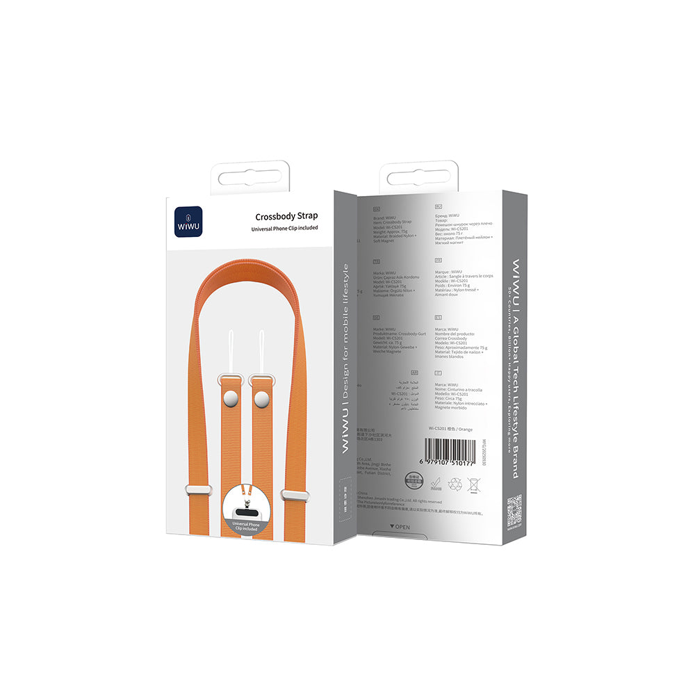 Wiwu Wi‑CS201 Telefon Boyun Askı İpi 205cm Kahverengi