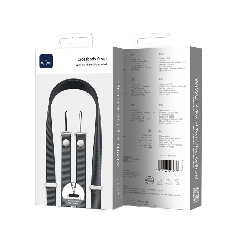 Wiwu Wi‑CS201 Telefon Boyun Askı İpi 205cm Turuncu