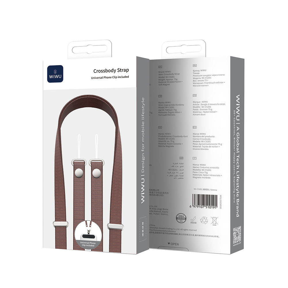 Wiwu Wi‑CS201 Telefon Boyun Askı İpi 205cm Turuncu