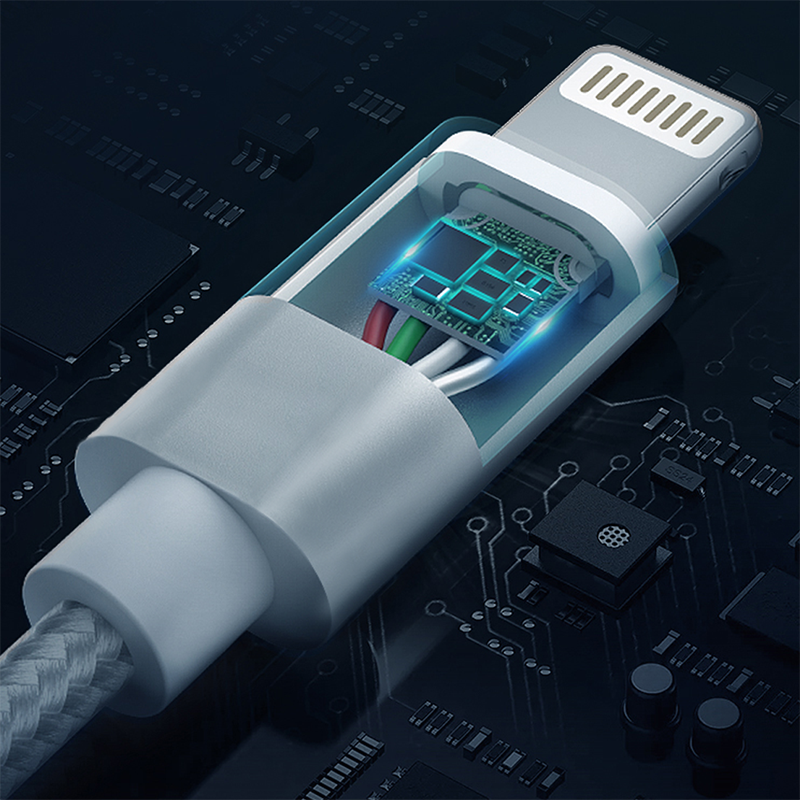 Wiwu WP201 MFI Lightning Cable Black