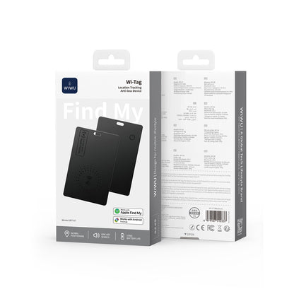 Wiwu WT-07 iTag iOS Find My Destekli Kartlık Tasarımlı Kaybolmaya Karşı GPS Akıllı Takip Cihazı