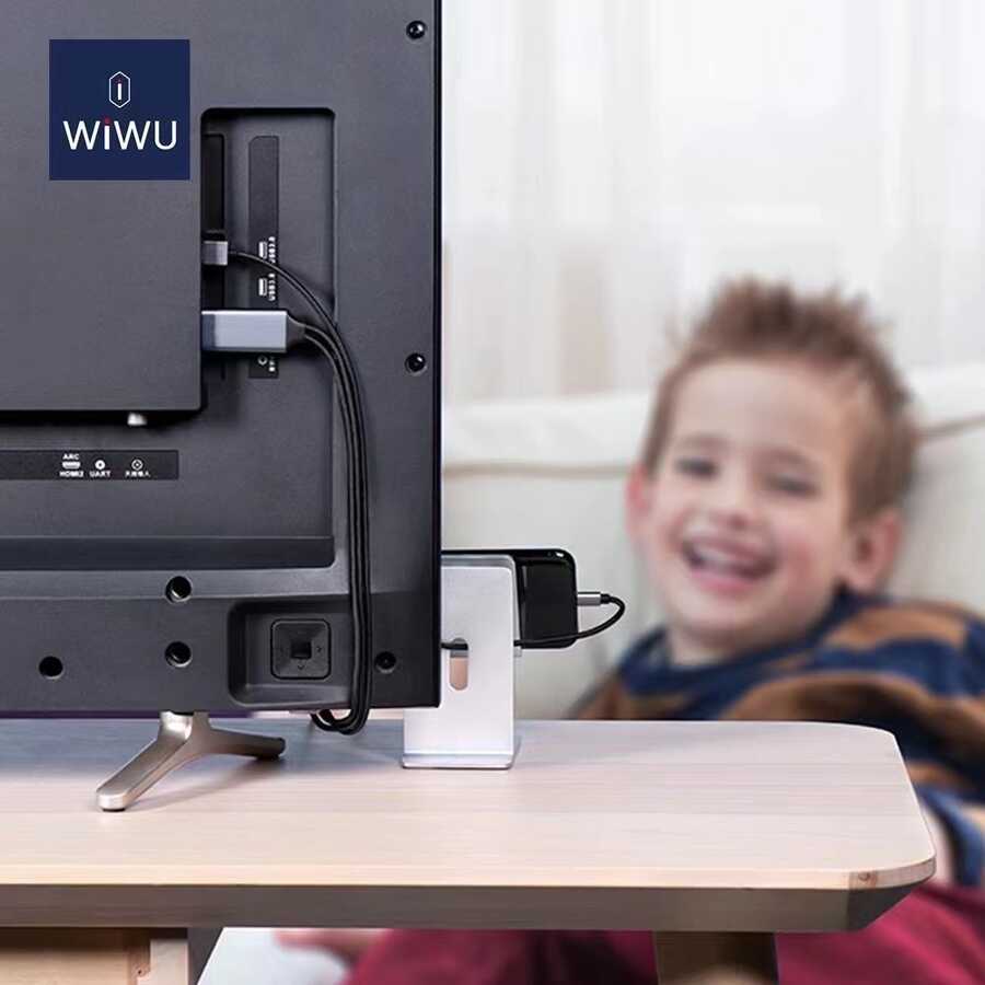 Wiwu X7L Lightning to HDMI Cable Gray