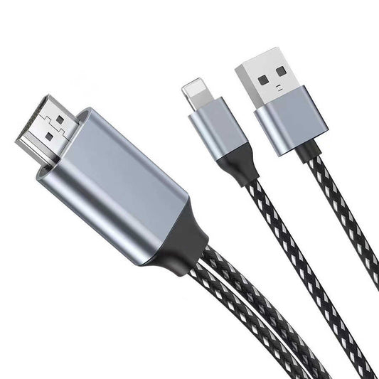 Wiwu X7L Lightning to HDMI Cable Gray