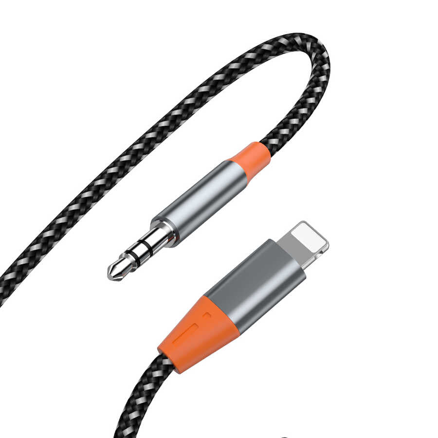 Wiwu YP06 Lightning To 3.5mm Aux Audio Audio Cable 1.2M Gray 
