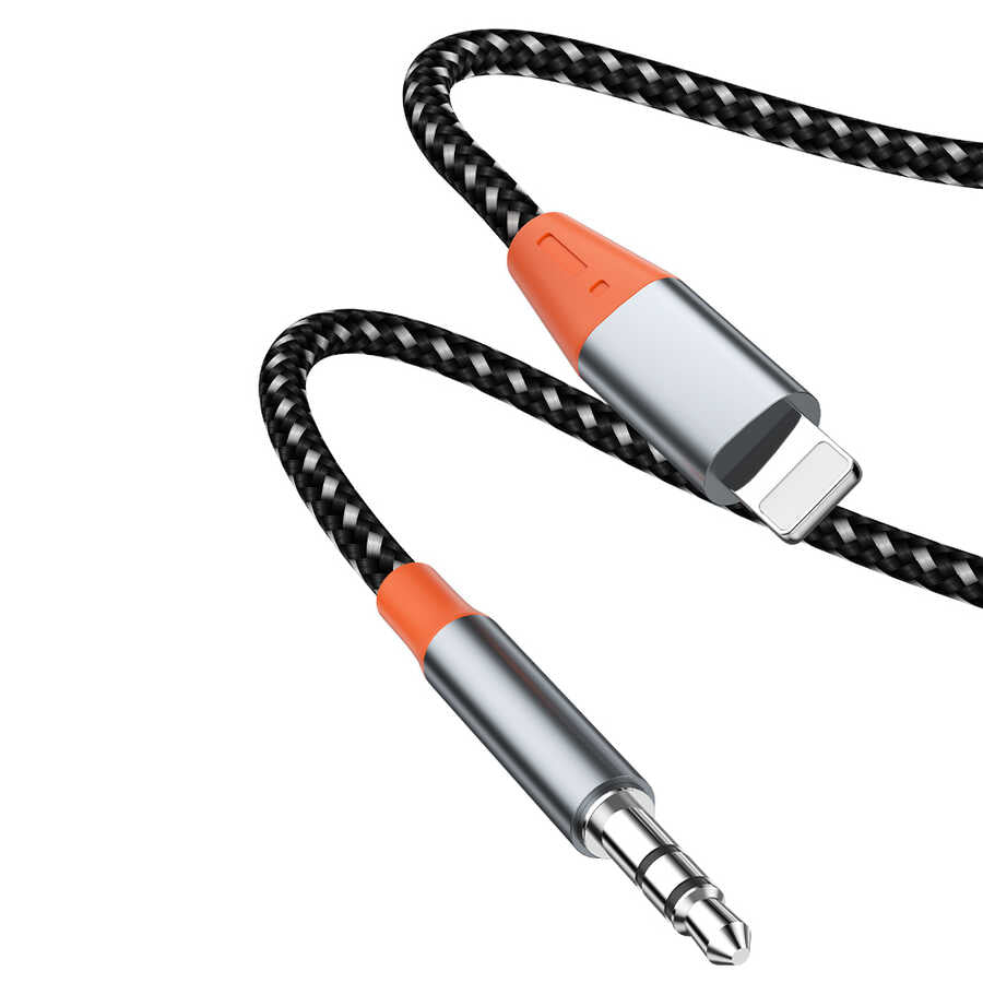 Wiwu YP06 Lightning To 3.5mm Aux Audio Audio Cable 1.2M Gray 