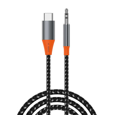 Wiwu YP07 Type-C To 3.5mm Aux Audio Audio Cable 1.2M Gray 
