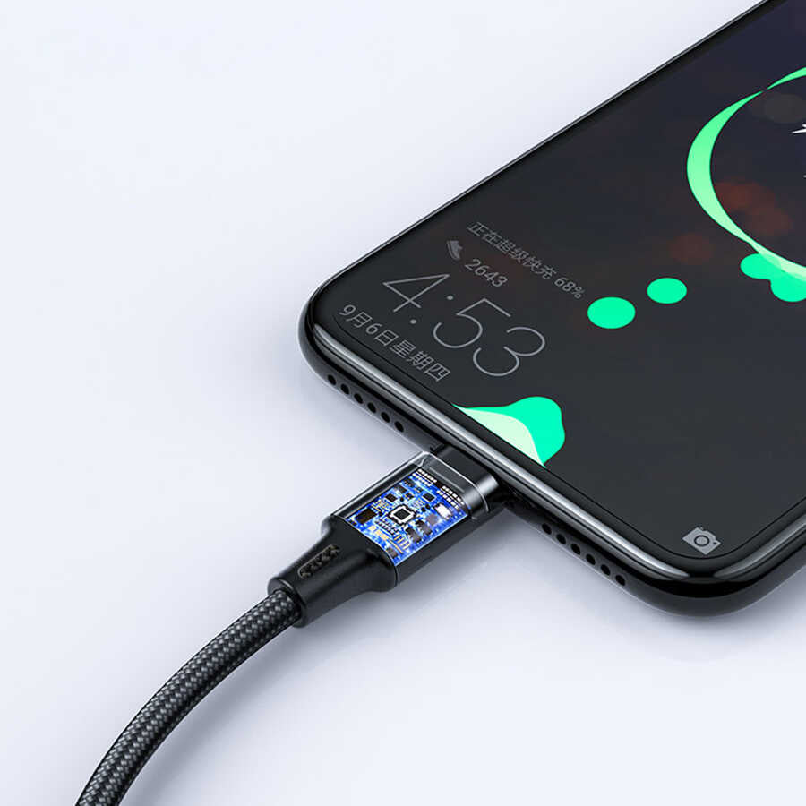 Wiwu YZ108 3 in 1 USB Cable Black