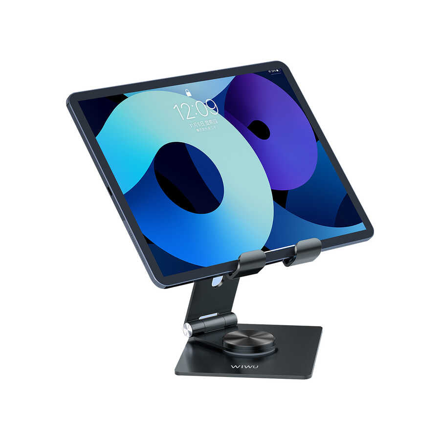 Wiwu ZM106 Taşınabilir Katlanabilir 360 Dönebilen Metal Telefon ve Tablet Standı Siyah