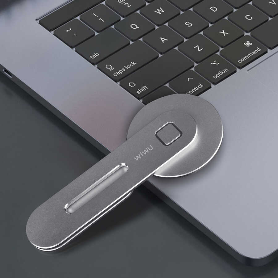 Wiwu ZM306 Laptop - Monitor Phone Holder Silver