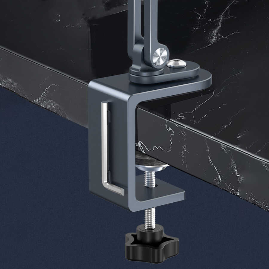 Wiwu ZM310 Adjustable Pivoting Head Desk Tablet and Phone Holder Gray 