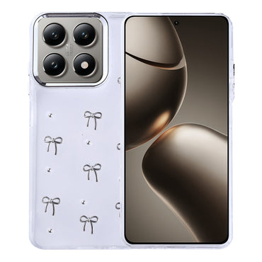 Xiaomi 14T Case Airbag Design Glitter Transparent Zore Polar Cover Star