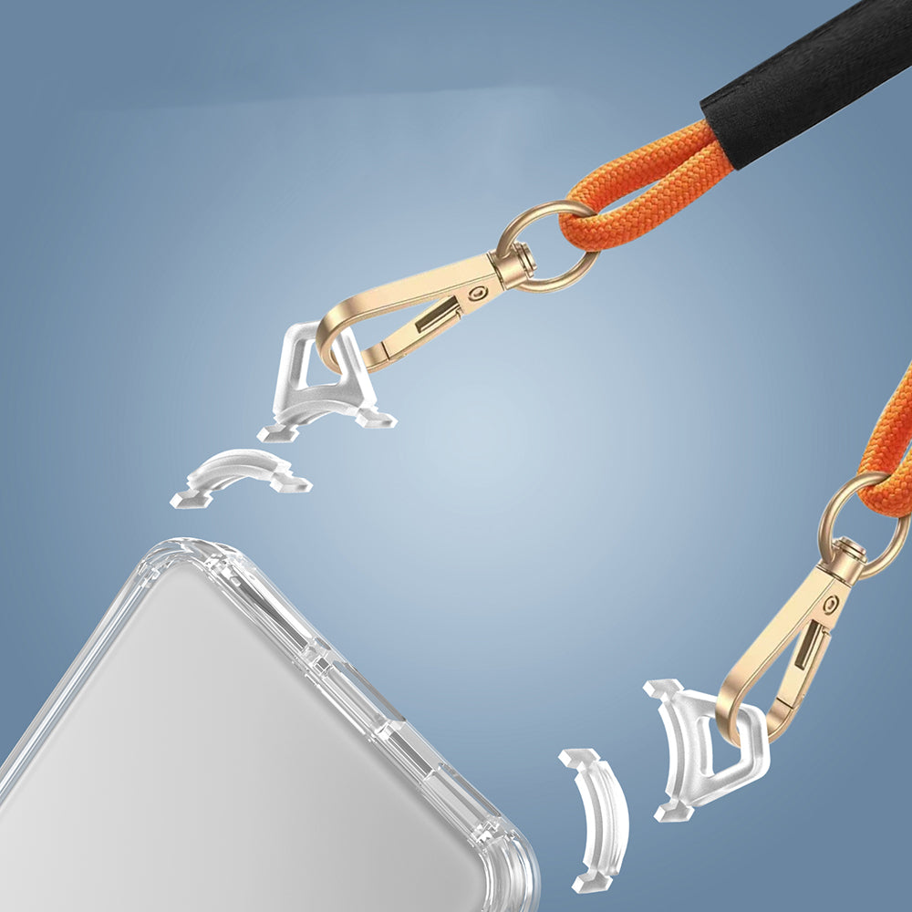 Xiaomi 14T Pro Kılıf Airbagli Takılabilir Askı Aparatlı Zore Snap Silikon Kapak Şeffaf