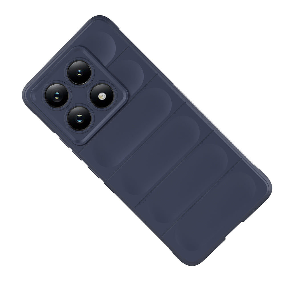Xiaomi 14T Pro Kılıf Esnek TPU Oyuklu Arka Yüzey Tasarımlı Zore Etnik Silikon Kapak Siyah