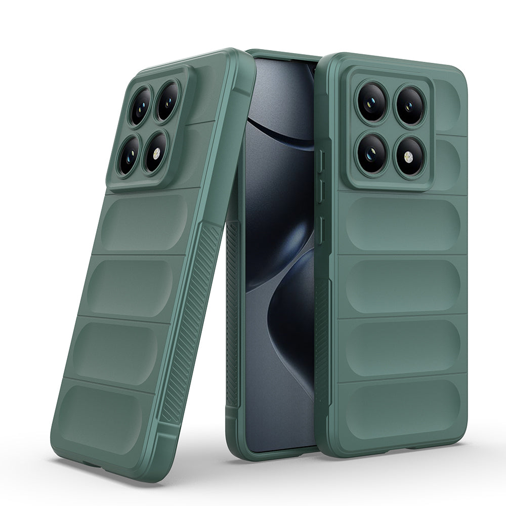 Xiaomi 14T Pro Kılıf Esnek TPU Oyuklu Arka Yüzey Tasarımlı Zore Etnik Silikon Kapak Siyah