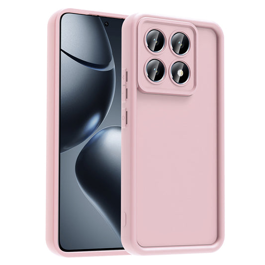 Xiaomi 14T Pro Kılıf Kamera Korumalı Zore Ananas Kapak Pembe