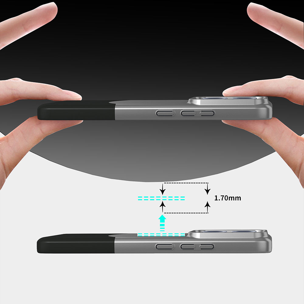 Xiaomi 14T Pro Kılıf Mıknatıslı Zore Duble Kapak Gri