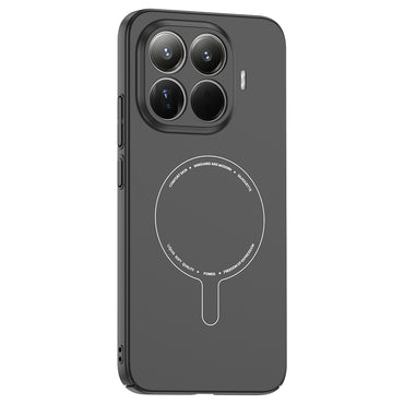 Xiaomi 15T Pro Kılıf M-Safe Şarj Özellikli Kamera Korumalı Zore Elio Sert PC Kapak