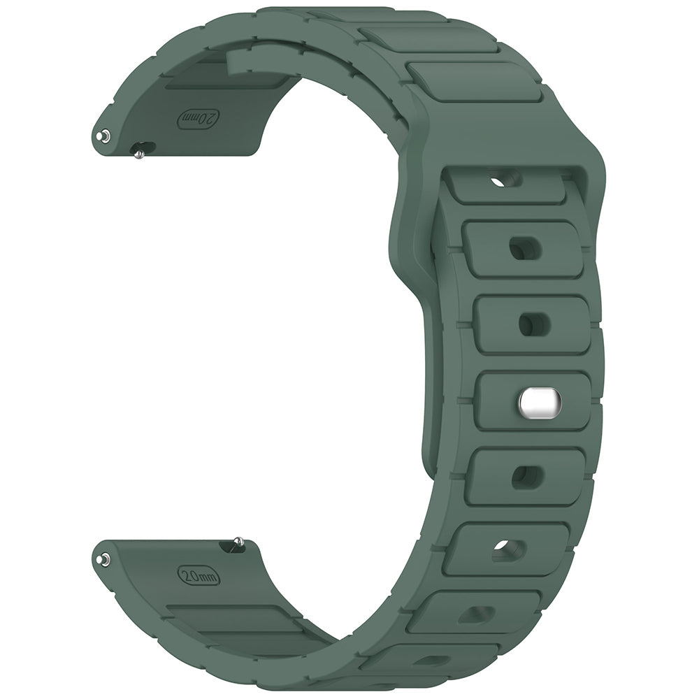 Xiaomi Amazfit Pace Zore KRD-132 22mm Silikon Kordon Strap Kayış Yeşil