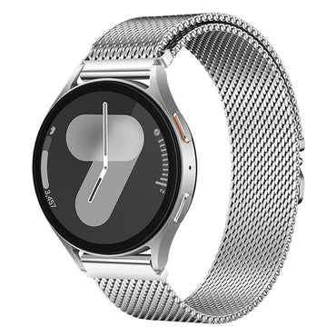 Xiaomi Amazfit Pace Zore KRD-25 22mm Metal Hasır Kordon Gümüş