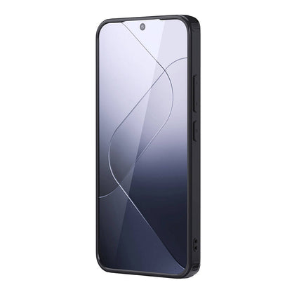 Xiaomi Mi 14 Kılıf Aramid Karbon Fiber M-safe Özellikli Wlons Radison Kapak Siyah