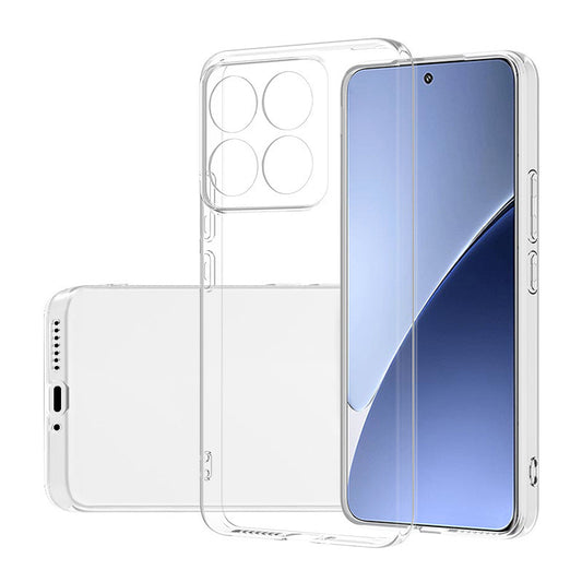 Xiaomi Mi 14 Case Zore Super Silicone Cover Transparent
