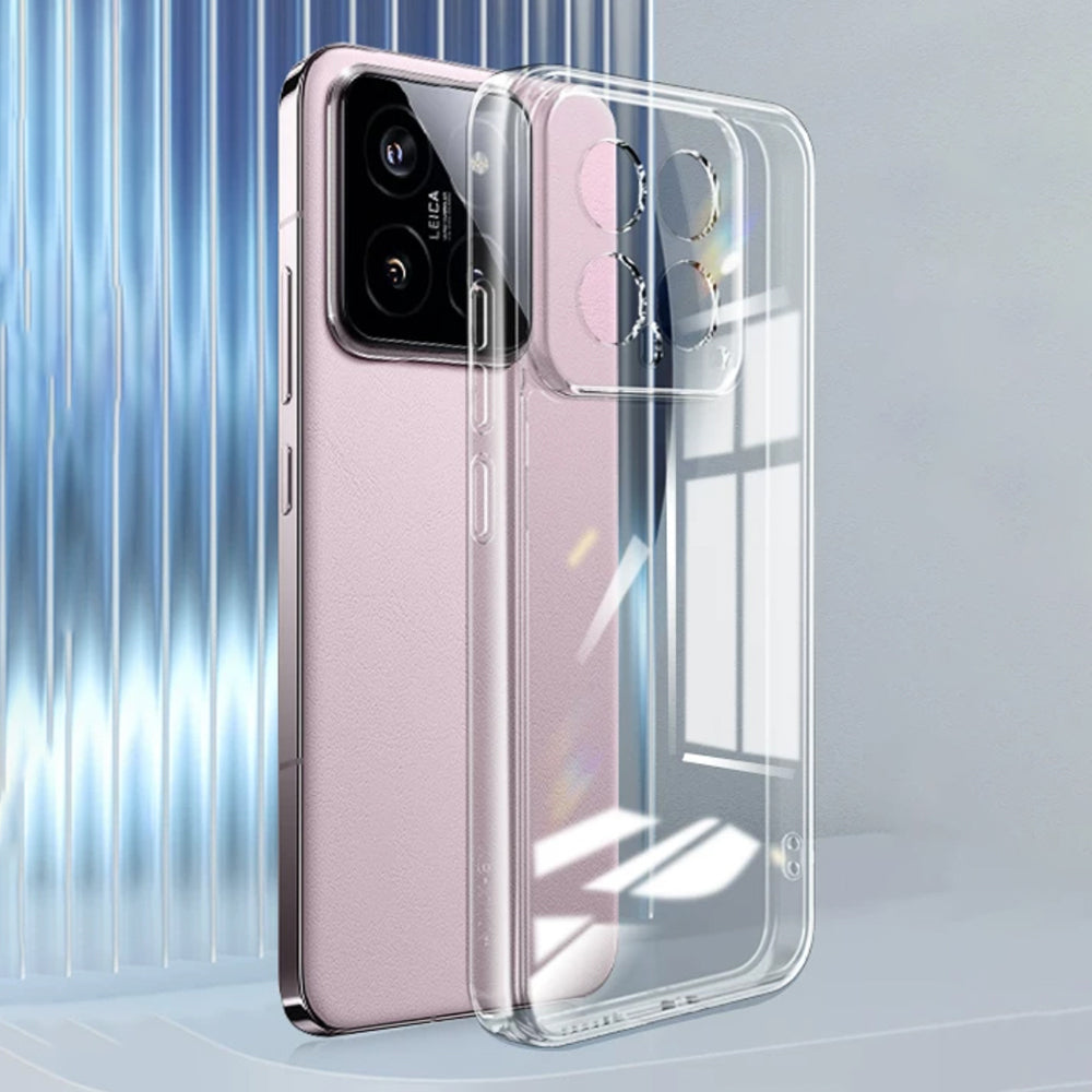 Xiaomi Mi 14 Pro Kılıf Zore Süper Silikon Kapak Şeffaf