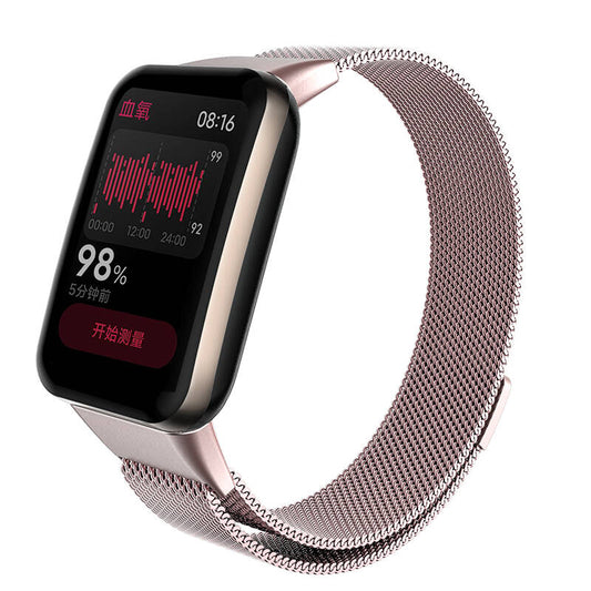 Xiaomi Mi Band 7 Pro Zore KRD-01 Metal Band Pink 